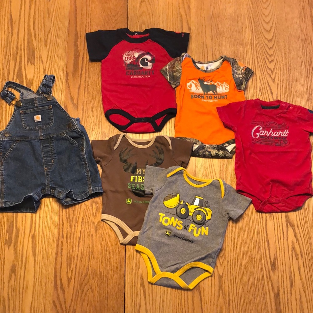 Carhartt and John Deere baby boy bundle